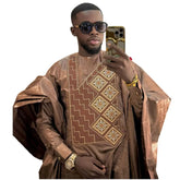 Shop now for a stylish Bazin Riche Embroidered Top for men at Flexi Africa. Elevate your wardrobe with this exclusive design